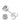 925 Sterling Silver Stud Earrings for Women Men Plated Round CZ Earrings for Sensitive Ear