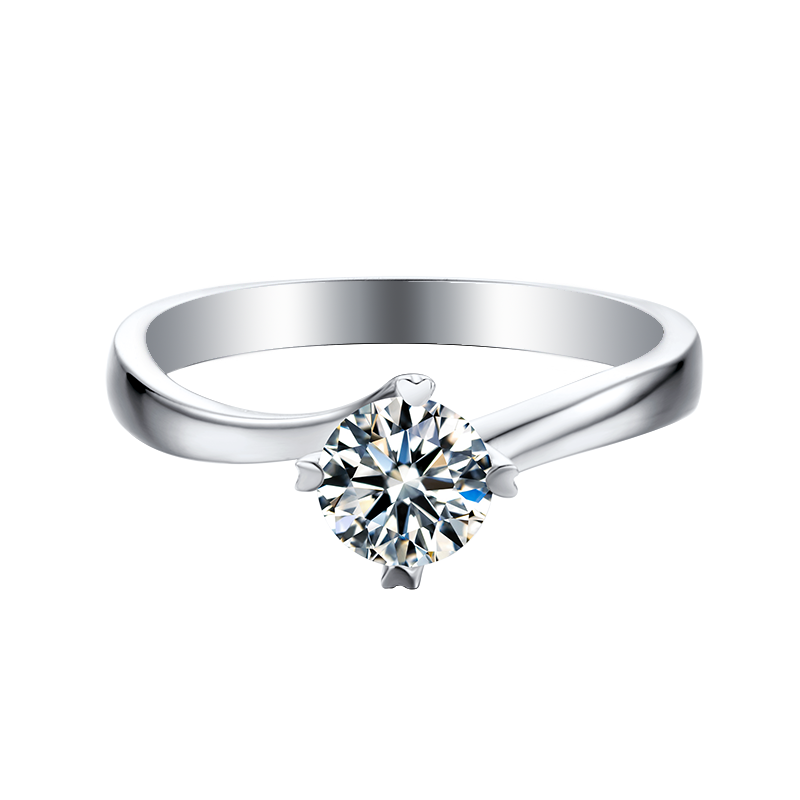 Round Lab-Grown Diamond Solitaire Engagement Ring - Vow Series 5